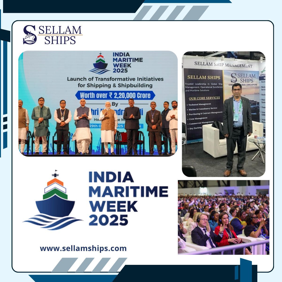 Supporting India’s Vision at India Maritime Week 2025